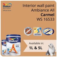 Dulux Interior Wall Paint - Carmel (WS 16533) (Anti-Bacterial / Superior Durability / Washable) (Ambiance All) - 1L / 5L
