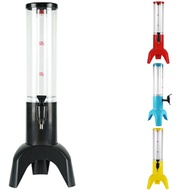 1.5L Beer Dispenser Tower Easy Clean Integrated Tap with Ice Tube Clear Beverage Tower Dispenser