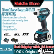 [Original direct sales] Makita DTD172 lithium battery 18V rechargeable screwdriver brushless impact screwdriver electric screwdriver household wireless impact drill