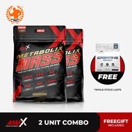 MMX MASS METABOLIX COMBO 2X UNIT + FREE CREATINE- INCREASE WEIGHT +INCREASE MUSCLE+RECOVERY+MUSCLE G