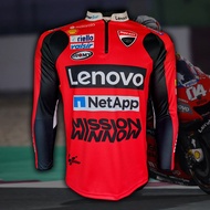 เสื้อแขนยาว โมโตจีพี MotoGP DUCATI Missonwinnow เสื้อโมโตจีพี ทีม ดูคาติ มิชชั่นวินโนว์ #MG0010 รุ่น อันเดร โดวิซิโอโซ่#04 ไซส์ S-5XL