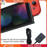 15W Portable Travel Charger Power Cord AC Adapter for PS5 Portal/PS5/Switch/XBOX