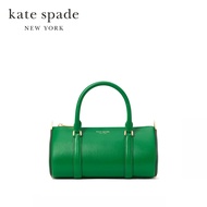 Kate Spade New York กระเป๋าถือ/กระเป๋าสะพายข้างรุ่น Spade Icon Small Barrel Bag KJ920 300 สีเขียว