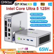 GMKtec คอมพิวเตอร์ขนาดเล็ก K9 Intel Core Ultra 5 125H GMK NUCBOX Super Tech 11Pro หน้าต่าง PCle GEN4.0 * 4 DDR5 5600MHz BT5.2 WIFI6คอมพิวเตอร์ขนาดเล็กเกมส์ PC สามหน้าจอคอมพิวเตอร์เดสก์ท็อปแสดงผล