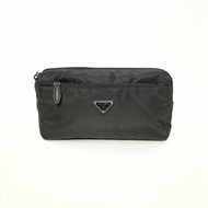 PRADA 黑色尼龍化妝包肩背包