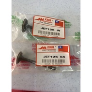 Sym Jet125 Valve Exhaust / Valve Intake Taiwan KAWA