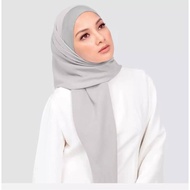 BAWAL INNER NEELOFA BIDANG 45 / BAWAL INSTANT (WITH INNER / INNER JAHIT SEKALI) - HEAVY CHIFFON