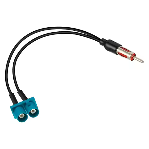 Car Radio Audio Cable Adaptor Antenna Double Fakra - Din Male Aerial Dual Fakra RF Radio Antenna for