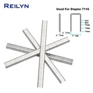 2000pcs STAPLE pins cho 7116 khung tacker khí nén Stapler Nail công cụ 22ga mũi dài 6-16mm Staples k