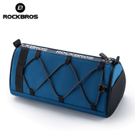 ROCKBROS กระเป๋าติดจักรยานความจุขนาดใหญ่กระเป๋าเก็บของด้านหน้าแบบพกพากระเป๋าสะพายไหล่อเนกประสงค์