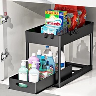 Sliding Drawer Under Sink Storage Organizer kitchen Cabinet Organizer Cabinet Basket Sundries Storag