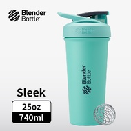 Blender Bottle Sleek按壓式不鏽鋼水壺/ 25oz/ 740ml/ 蒂芙尼藍