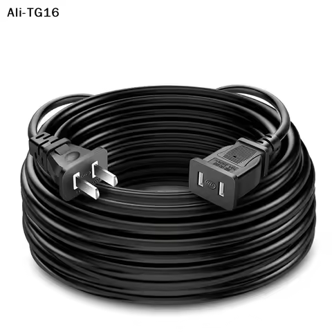 【YY】1Pc 2026 New 2M/5M/10M US Plug AC Power Connector Cable TV PC Laptop Power Supply Wire Copper Ch
