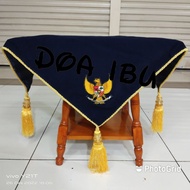 Paskibra tray base, flag ceremony tray base with color pendant darkbiru