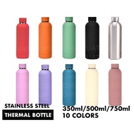 Stainless Steel Thermal Bottle | Insulated Water Bottle | Tumblr | Flask | SUS304 | 350ml |500ml | 7
