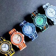 New Men's Fashion Watches Fifty Fathoms Collection United Series Quartz Movement Plastic Pacific Wri