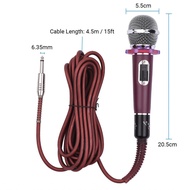 music_big_bang-MY Handheld Caioid Condenser Microphone Wired Mic 4.5m/15ft Cable 6.35mm Plug for Mus