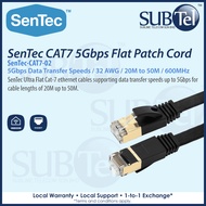 CAT7 RJ45 Flat Patch LAN Cord Network Ethernet Cable 10G SFTP 10M 15M 20M 30M 50M PREMIUM QUALITY