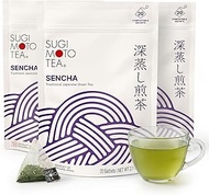 SA Sugimoto Tea Company Signature Sencha Fukamushi - Authentic Japanese Green Tea - 煎茶深蒸し - Antioxid