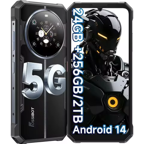 Fossibot F109 Smartphone 8GB 256GB 5G Rugged Phone 10600mAh 6.745" Display 50MP Camra Dual Screen Fa