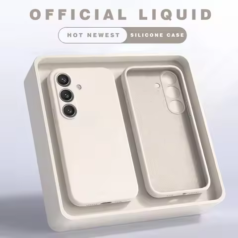 S26 S25 Ultra Case Square Liquid Silicone Phone Case For Samsung Galaxy S26 S25 S24 S23 S22 Ultra Pl
