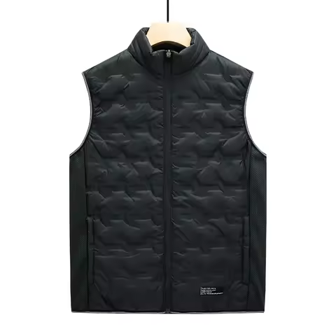 New Men'S Korean Version Thickened Warm Down Vest Autumn Winter Casual Versatile 80% White Duck Down