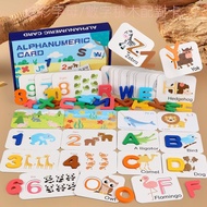 English Matching Cognitive Puzzle Wooden Toys