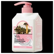 [milk baobab] Body Lotion (White Musk), 500ml, 1pc / Korean Body Lotion / Milk & Baobab / 100% Authe