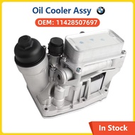 Upgraded aluminum material Oil Cooler Assembly For BMW F07 F10 520d 525d 530d 535d F01 F02 730d 740d
