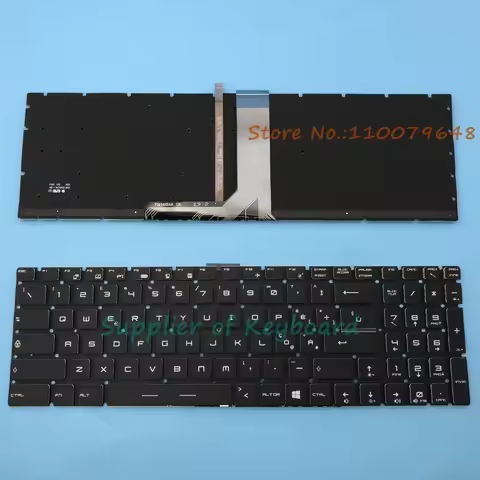 NEW US/RU/SP/FR/IT/AR Keyboard For MSI GL65 Leopard 9RC 9SC 9SD 9SE 9SCK 9SDK 9SEK 10SDK 10SEK 10SDR