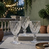 [1PC] 300ML Goblet Clear Wine Glass Baso Beverages Glass Cup/Drinkware