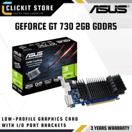 ASUS GeForce GT 730 2GB GDDR5 Low-Profile Graphics Card - with I/O port bracket | GT730-SL-2GD5-BRK