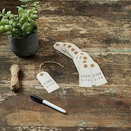 VHC Brands Celebrate Grace John 3:16 Paper Tag 9pt w/Twine Set of 50 1.75x3.75, Spring and Easter Gi