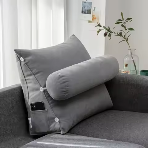 Couch Back Cushions Pillows Wedge Pillow Adjustable Wedge Reading Pillow with Neck Support Couch Wed