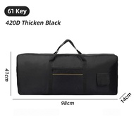 61/76/88 Key Electronic Keyboard Bag Electronic Piano Carrying Bag With Handle 420D Oxford  Portable  Thicken  Waterproof Storage Cover Case