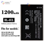 Nokia Cellphone Battery BL-4UL Battery For Nokia 6310 / 3310 / 5310 / 225 1200mAh Rechargeable Li-Io