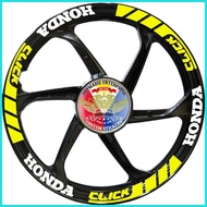 ❋ ✸ HONDA CLICK, HONDA CLICK 125,HONDA CLICK 150 MAGS STICKER DECALS, SET FOR 2 MAGS FRONT AND REAR