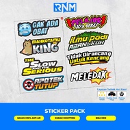 VIRAL MOTORCYCLE STICKERS WITH WORDS | VOL 23
