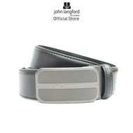 [SHOPEE EXCLUSIVE] John Langford of London Men's Synthetic Leather Belt Flat Clip Buckle Belt (35mm)