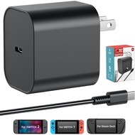 Switch 2 Charger - 60W AC Adapter for Nintendo 2 (2025)/Nintendo 1,Extra Long 5FT Charging Cable, Su