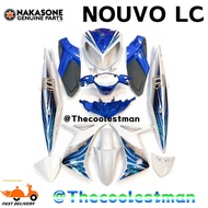 🔥READY STOCK❗️ Yamaha NOUVO LC Body Cover Set SIAT STICKER BLUE Coverset