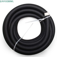 JUNYUE88WL Oil Hose AN4 AN6 AN8 AN10 High Quality Black Racing Nylon Braided Stainless Steel Oil Coo