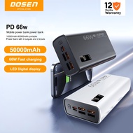 Dosen High Quality K7 PD66W Fast Charging Power Bank(12000mAh/30000mAh/50000mah/8000mAh) compatible 