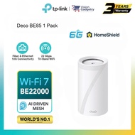 TP-Link Deco BE85 BE22000 Tri-Band Whole Home Mesh WiFi 7 System (1pack/2pack/3pack)