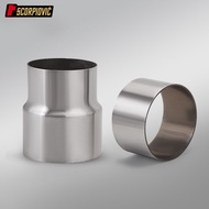 ZXJC Zhangxue Motorcycle Exhaust Mid-Pipe Reducer Sleeve Adapter 500RR, 57mm to 51mm / 57mm to 60mm 