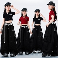 Hiphop Costume Kids Crop Top Kids Girl Jazz Dance Costume Kids Kids Dance Outfit Hip Hop Shirt Kpop 