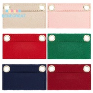 BENECREAT 1bag 6pcs 6 colors Wool Felt Purse Organizer Insert Handbag Shaper Premium Felt bag Access