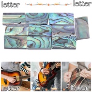 LETTER ​10Pcs Abalone Shell Inlay​, ​Colorful ​Sheet Form ​Guitar Inlay Material​, ​Guitar Fretboard