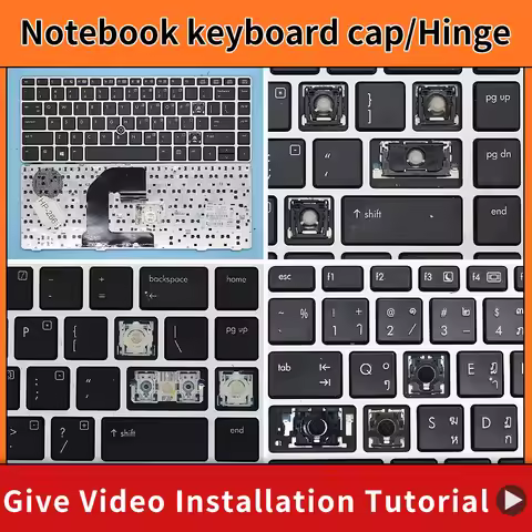Replacement Keycap Key cap Hinge for HP EliteBook 8470B 8470P 8470 8460 8460p 8460w ProBook 6460 646