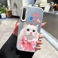 Case For Realme 5 5i 5s 6i C3 C3i Cute Cat Phone